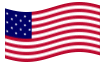 Animierte Flagge Star-Spangled Banner (USA 1795-1818)