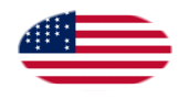 Fort Sumter (USA 1861)-Flagge als ovale Vignette