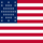 Fort Sumter (USA 1861)-Flagge quadratisch