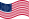 Wehende Fort Sumter (USA 1861)-Flagge statisch