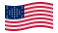 Fort Sumter (USA 1861)-Flagge wehend