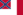 Blood-Stained Banner (Konföderierte Staaten 1865)-Flagge rechteckig