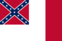 Flaggengrafiken Blood-Stained Banner (Konföderierte Staaten 1865)