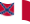 Wehende Blood-Stained Banner (Konföderierte Staaten 1865)-Flagge statisch
