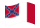 Blood-Stained Banner (Konföderierte Staaten 1865)-Flagge wehend