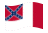 Blood-Stained Banner (Konföderierte Staaten 1865)-Flagge wehend