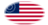 USA 37 Sterne (1867-1877)-Flagge als ovale Vignette