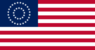 USA 37 Sterne (1867-1877)-Flagge rechteckig