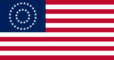 Flaggengrafiken USA 37 Sterne (1867-1877)