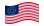 USA 37 Sterne (1867-1877)-Flagge wehend
