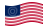 USA 37 Sterne (1867-1877)-Flagge wehend