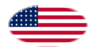 USA 48 Sterne (1912-1959)-Flagge als ovale Vignette