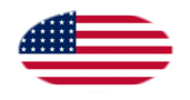 USA 48 Sterne (1912-1959)-Flagge als ovale Vignette
