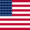 USA 48 Sterne (1912-1959)-Flagge quadratisch