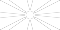 Flagge Mazedonien zum Ausmalen