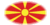 Mazedonien-Flagge als ovale Vignette