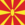 Mazedonien-Flagge quadratisch