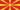 Mazedonien-Flagge rechteckig