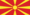 Mazedonien-Flagge rechteckig