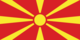 Mazedonien-Flagge rechteckig