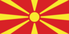 Mazedonien-Flagge rechteckig
