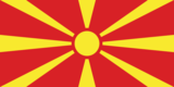 Mazedonien-Flagge rechteckig