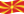 Wehende Mazedonien-Flagge statisch