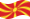 Wehende Mazedonien-Flagge statisch