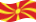 Wehende Mazedonien-Flagge statisch