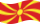 Wehende Mazedonien-Flagge statisch