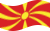 Wehende Mazedonien-Flagge statisch