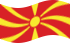 Wehende Mazedonien-Flagge statisch