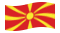 Mazedonien-Flagge wehend