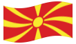 Mazedonien-Flagge wehend