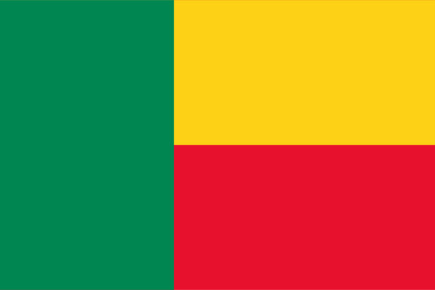 Flagge Benin, Fahne Benin
