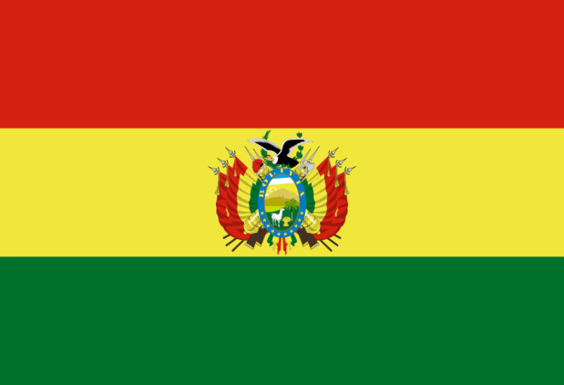Flagge Bolivien, Fahne Bolivien