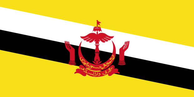 Fahne Brunei Darussalam