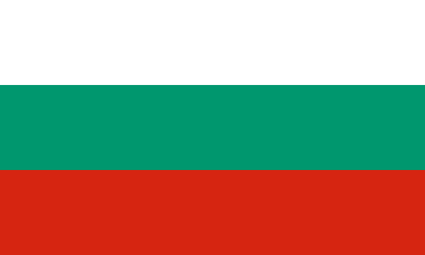 Flagge Bulgarien, Fahne Bulgarien