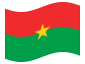 Animierte Flagge Burkina Faso