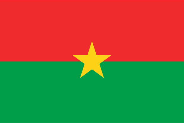 Fahne Burkina Faso
