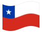 Animierte Flagge Chile