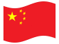 Animierte Flagge China