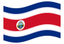 Animierte Flagge Costa Rica