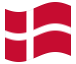 Animierte Flagge Dänemark
