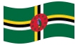 Animierte Flagge Dominica