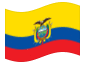 Animierte Flagge Ecuador