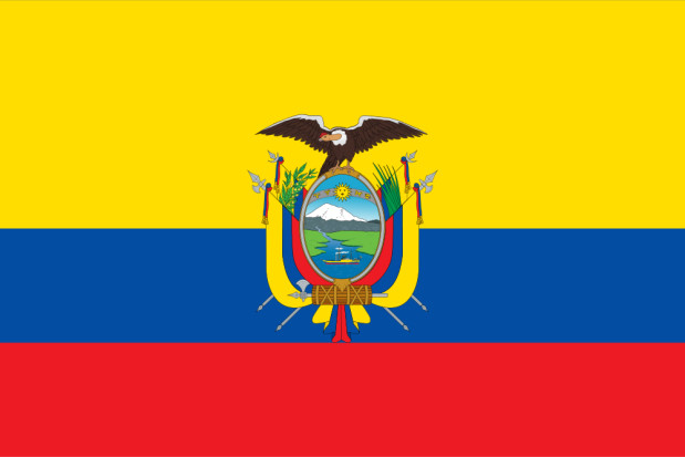 Flagge Ecuador, Fahne Ecuador