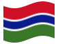 Animierte Flagge Gambia