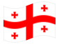 Animierte Flagge Georgien