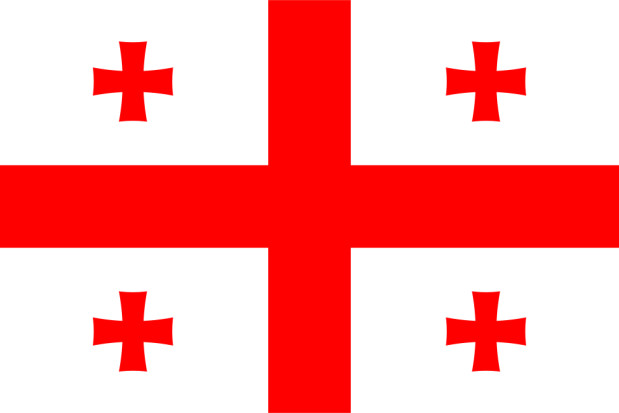 Flagge Georgien, Fahne Georgien